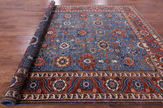 Persian Fine Serapi Hand-Knotted Wool Rug 9' 2" X 11' 9" - Q9941