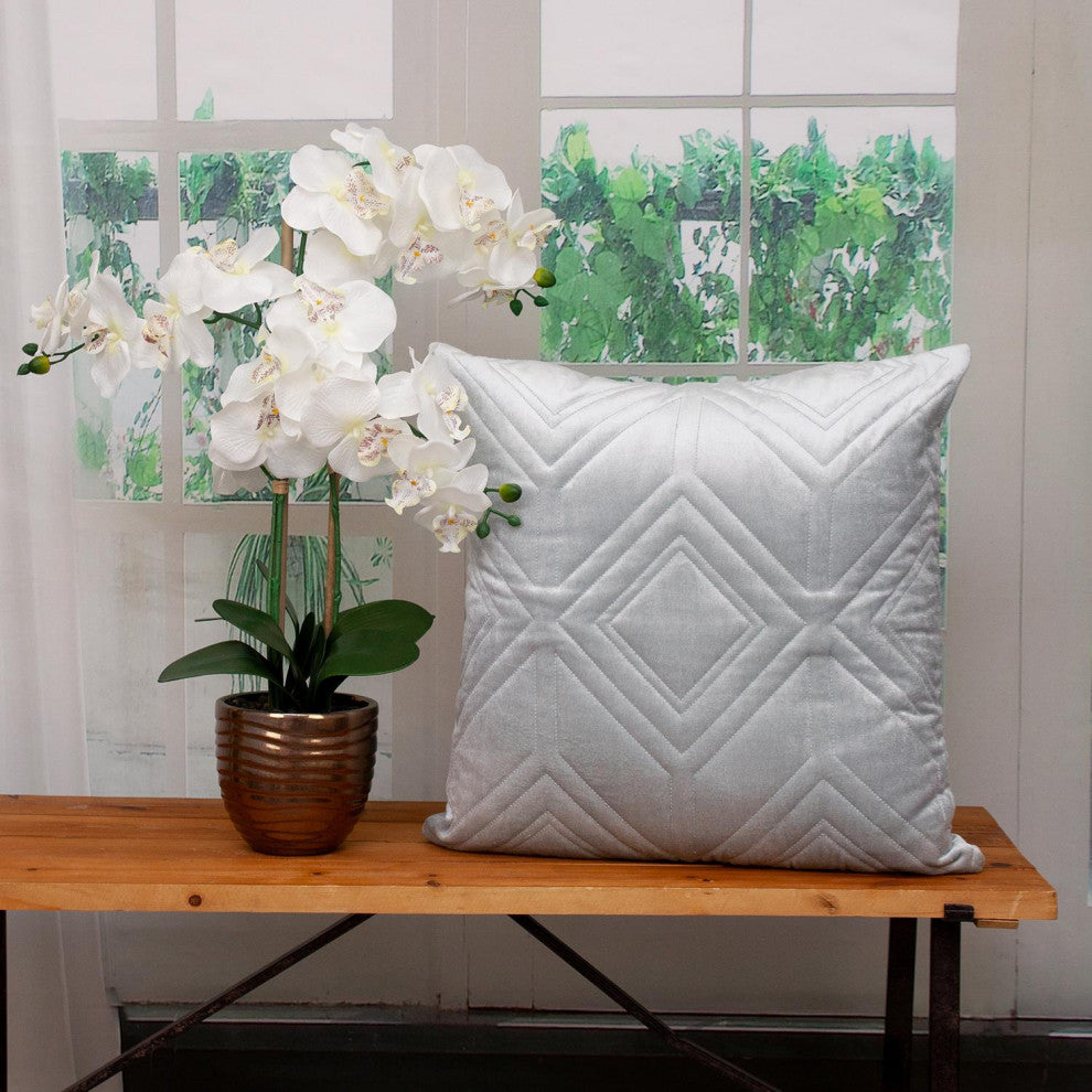 Parkland Collection Reta Gray Throw Pillow