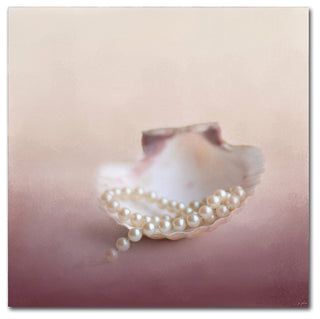 Jai Johnson 'Pearls On A Shell' Canvas Art, 18 x 18