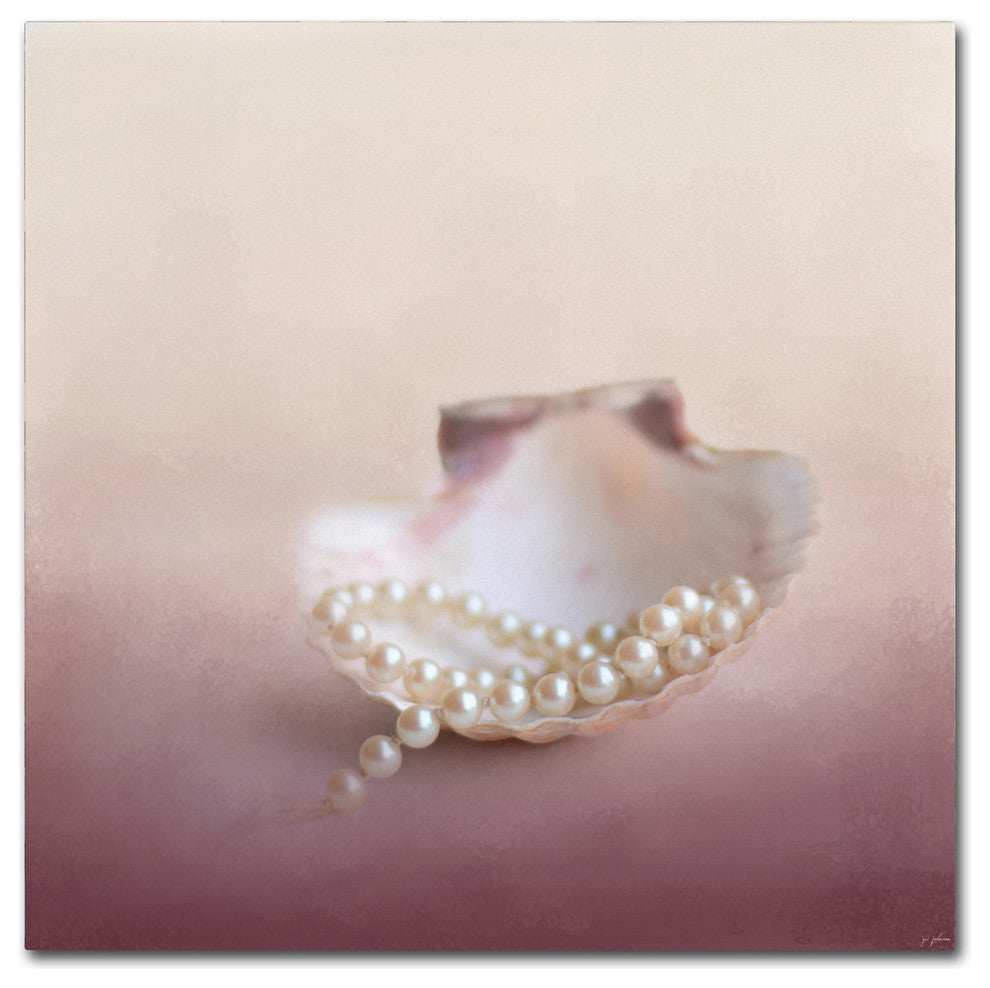 Jai Johnson 'Pearls On A Shell' Canvas Art, 18 x 18