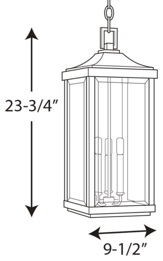 Gibbes Street Collection 3-Light Hanging Lantern