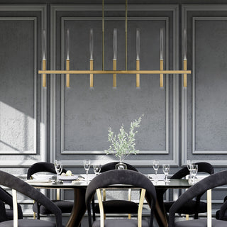 Benicio 7 Light Chandelier, Gold