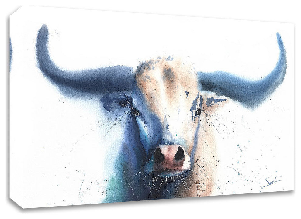 Bull by Eric Sweet, Print on Canvas, 24"x16"