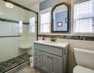 Bali Ocean Pebble Tile Border: Natural Elegance for Any Space