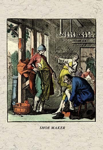 Shoe Maker - Gallery Wrapped Canvas Art 28" x 42"