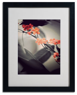 'Soft Grey 1' Matted Framed Canvas Art by Philippe Sainte-Laudy