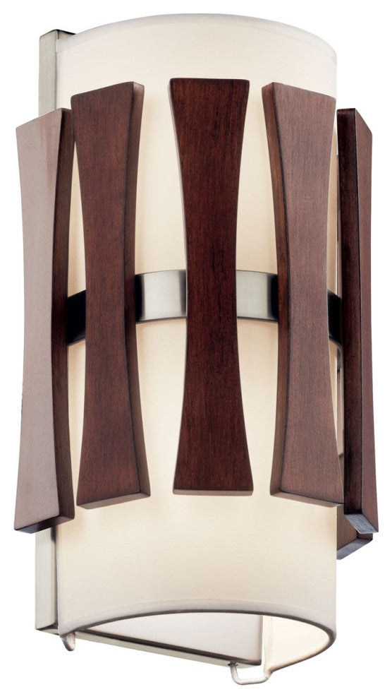 Kichler Cirus 2 Light Wall Sconce in Auburn Stained