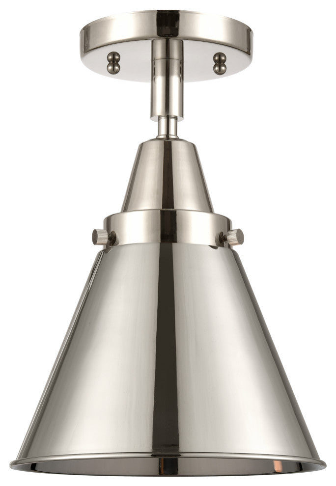 Innovations 447-1C-PN-M13-PN-LED 1 Light Flush Mount, Polished Nickel