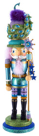 17.5" Hollywood Peacock Hat Nutcracker