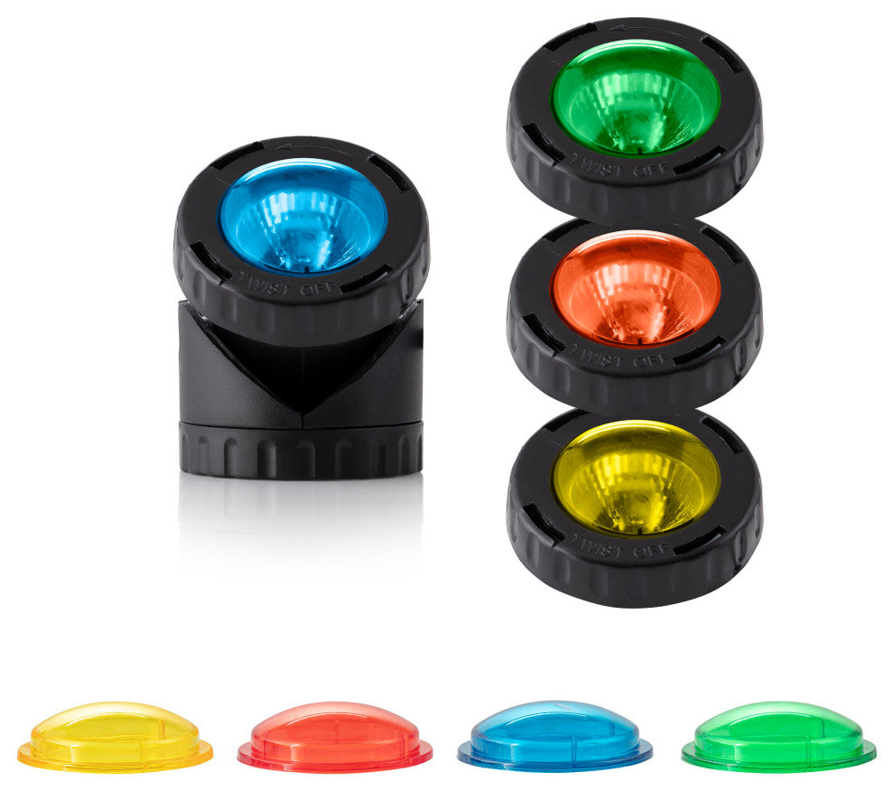 Power Beam 10-Watt Light Only With Color Lenses and Stake