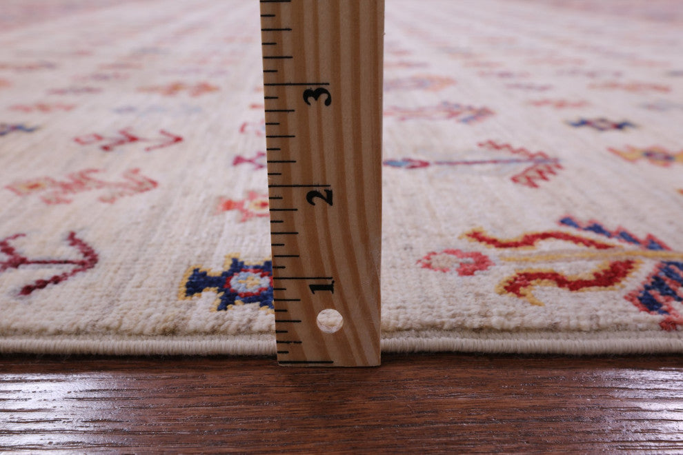 Hand Knotted Tribal Persian Gabbeh Wool Rug 8' 6" X 9' 10" Q8071