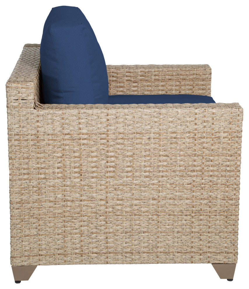 Maui 3-Piece Outdoor Conversation Set With Club Chairs and Coffee Table