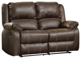 ACME Zuriel Loveseat, Motion, Brown PU