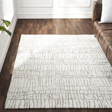 Hazel 5'3" X 7'3" Ft Machine Knitted Rug
