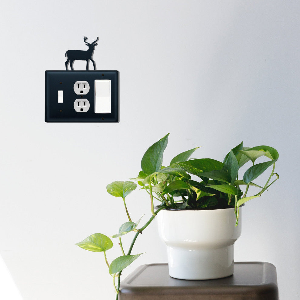 Deer Single Switch, Outlet and GFI Cover