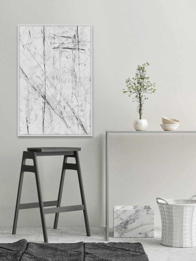 "Irresistible Desire" Floater Framed Painting Print on Canvas, 30x45