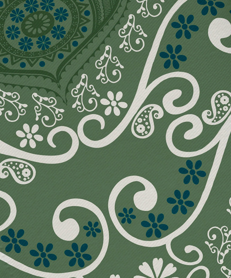 Illuminate, Print Napkin, Set of 4, Green