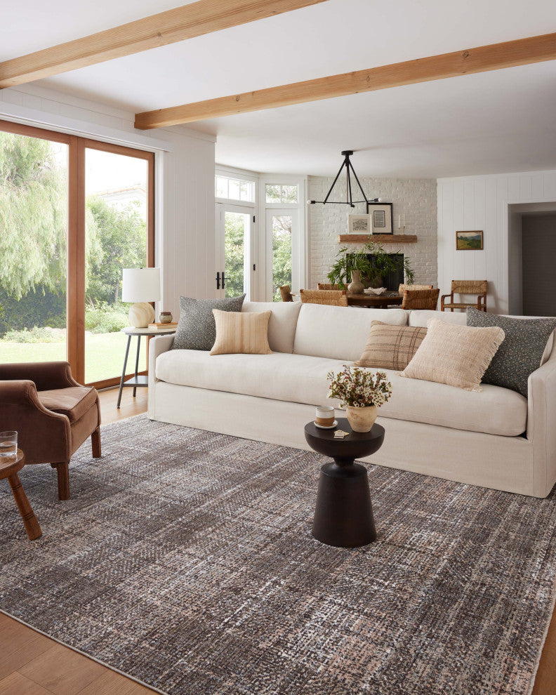 Angela Rose x Loloi Ember Graphite / Multi 2'-7" x 10'-0" Runner Rug