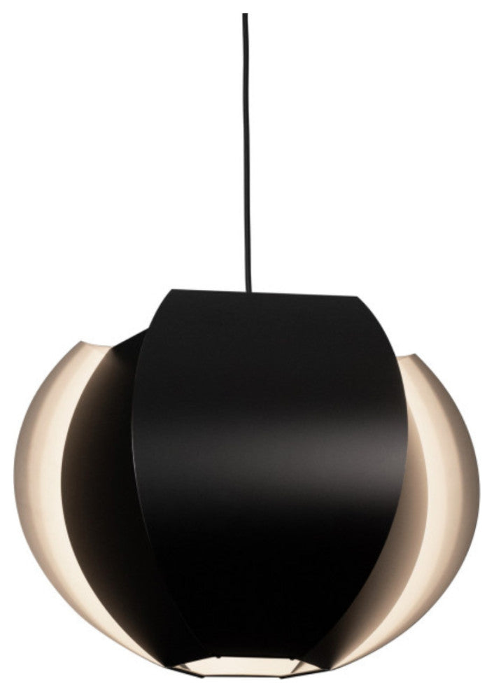 Veris 22 Pendant, Distressed Brass, 3500k Led