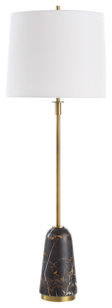 Uttermost Jenson Black Marble Buffet Lamp