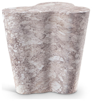 Monza Finished Concrete Indoor/Outdoor End / Side Table, Brown