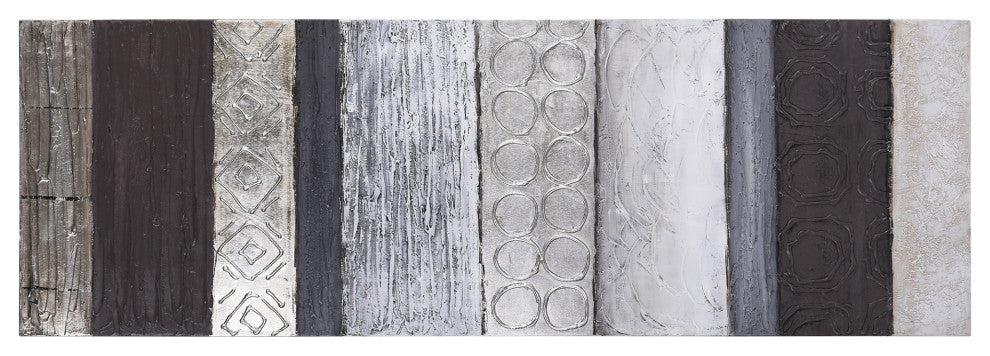Fluid Textured Metallic Hand Painted Abstract Wall Art by Martin Edwards
