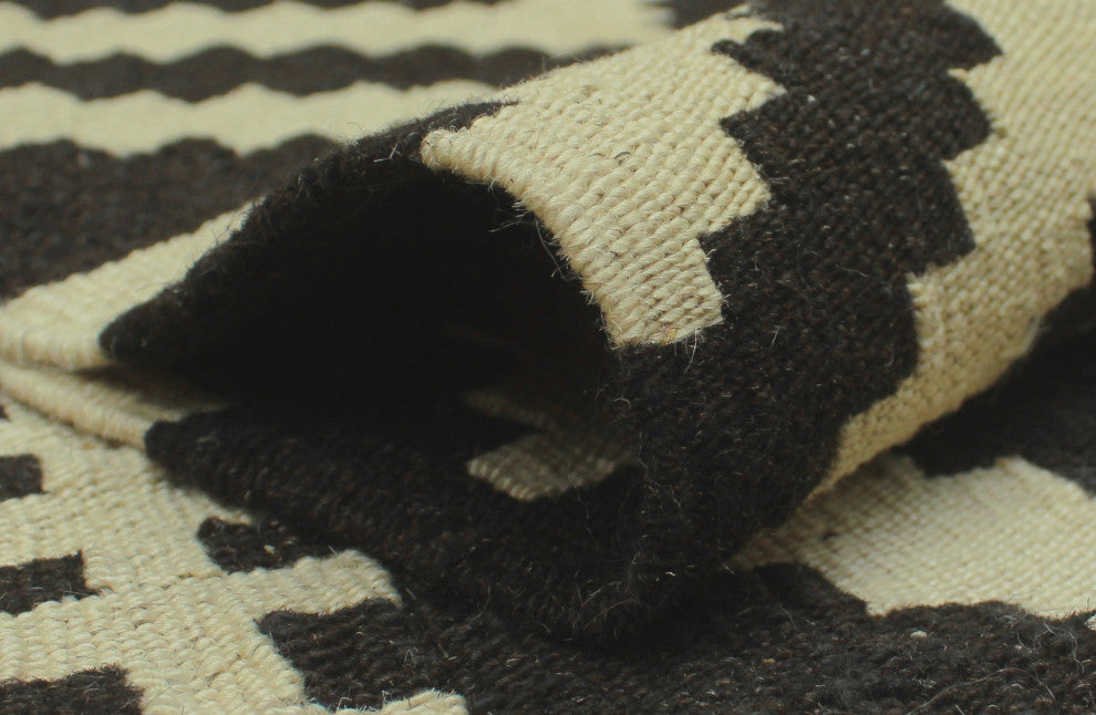 Winchester Kilim Panhyar Brown Rug