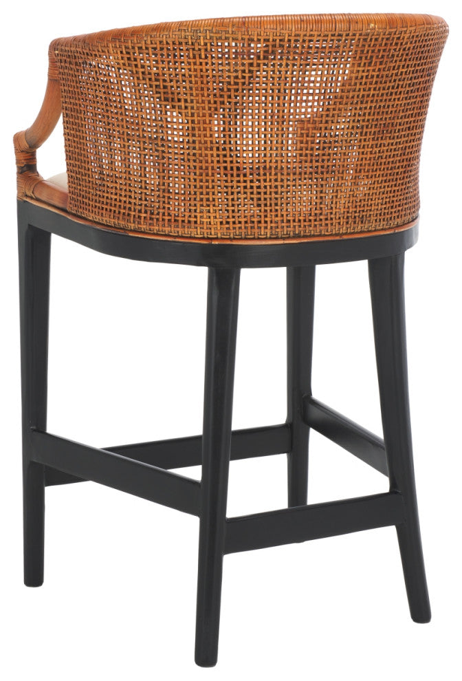 Safavieh Brando Counter Stool, Brown/Black