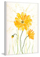 "Flower Shower II" by Julie Joy Floater Framed Print Canvas, 30x45