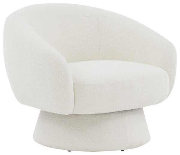 Safavieh Couture Petryna Boucle Accent Chair Ivory