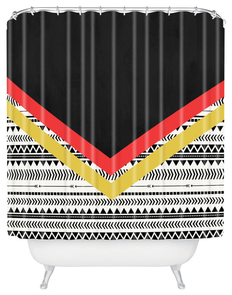 Allyson Johnson Mixed Aztec 2 Shower Curtain