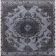Ahgly Company Indoor Square Mid-Century Modern Area Rugs, 4' Square