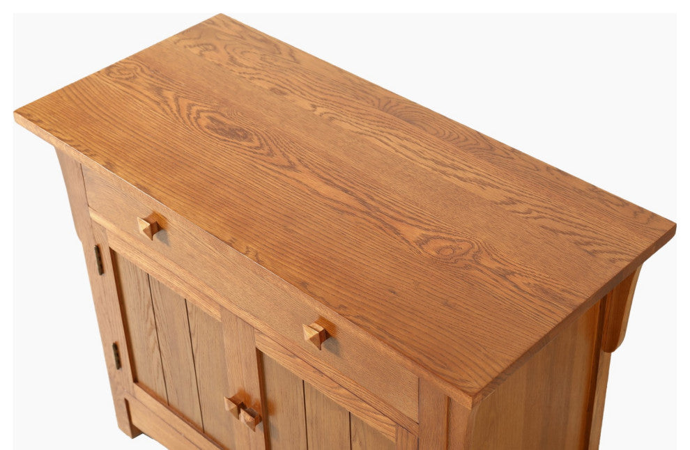 Mission Solid Oak Sideboard Cabinet, Entry Way Console
