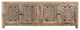 Carter Weatherly 4-Door Mango Solid Wood Media Cabinet, Natural
