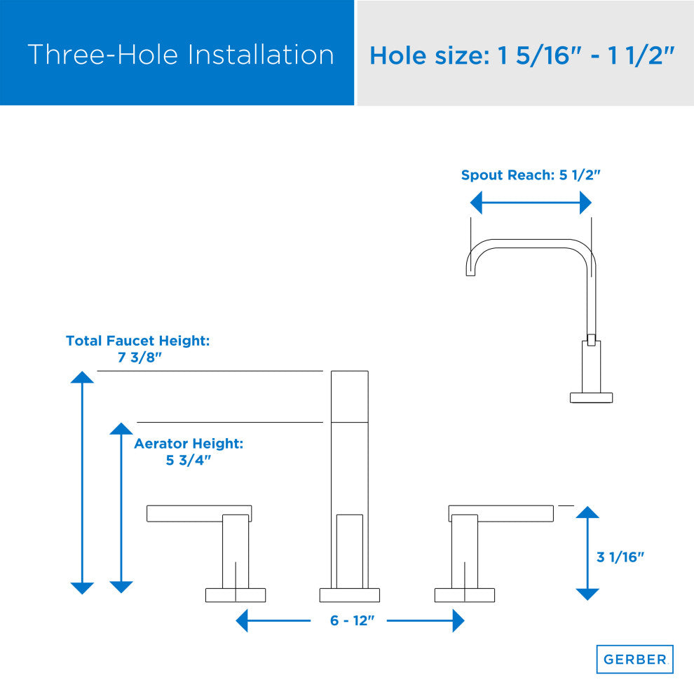 Sirius Two Handle Widespread Lavatory Faucet Brushed Nickel