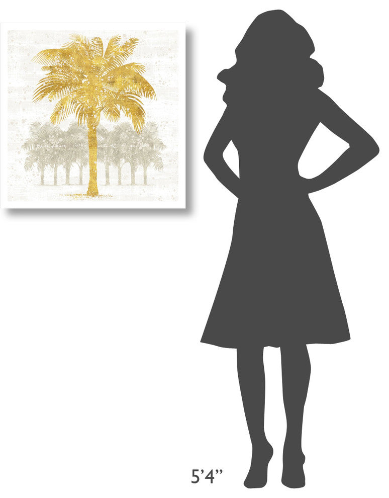 "Palm Coast II" Digital Paper Print by Sue Schlabach, 26"x26"
