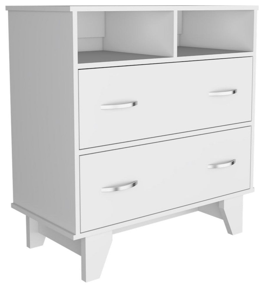 Portobelo Two Drawer Dresser, White