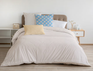 Polka Dots Decorative Throw Pillow, Carolina Blue, 18"x18"