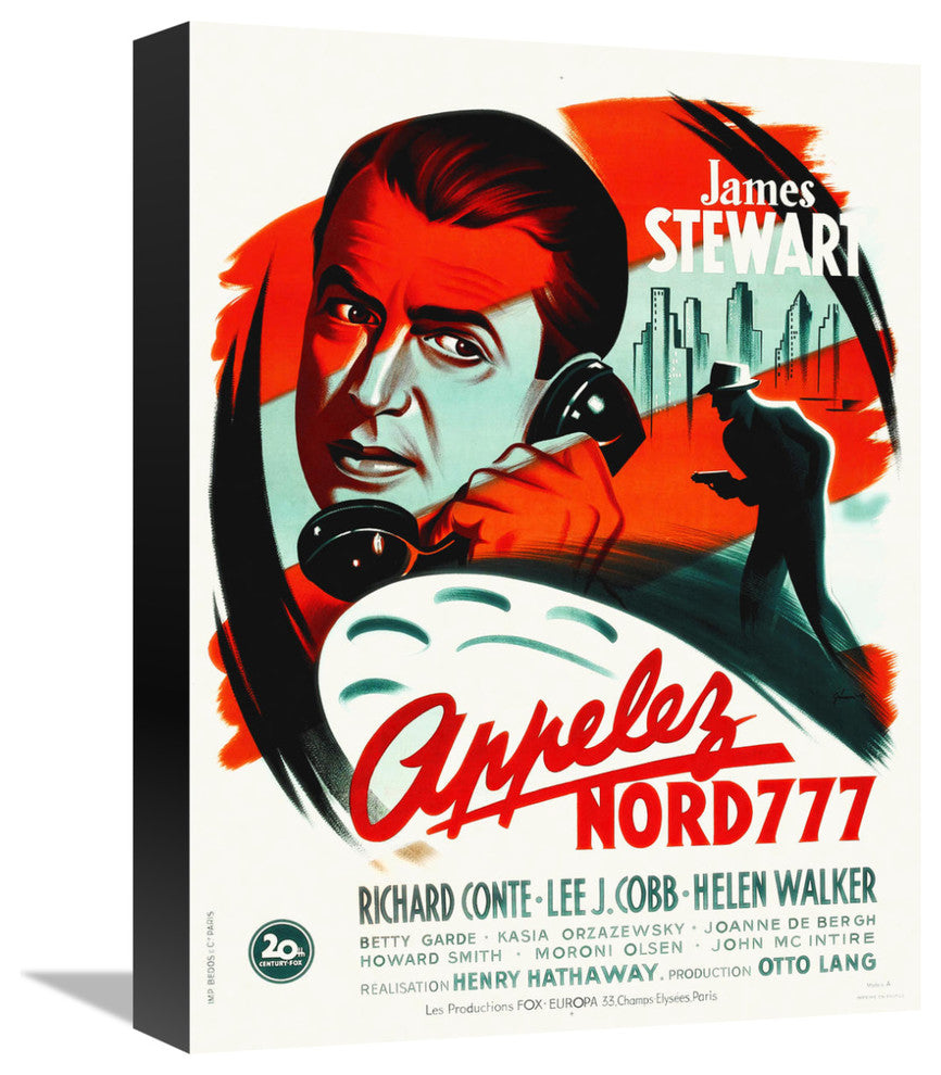 "French - Call Northside 777" Canvas Giclee by Hollywood Photo Archive, 12"x16"