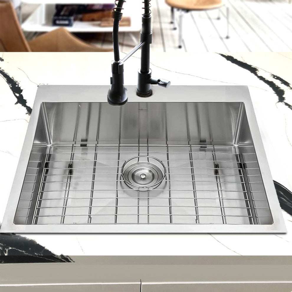 Nantucket Sinks' SR2522-16 Pro Series Small Radius Topmount Sink SR2622-16