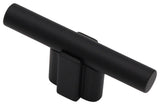 Smooth T-Knob, Matte Black