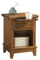 Hawthorne Collections 1 Drawer Nightstand in Cottage Oak