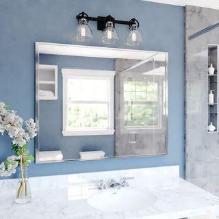 Ogden 1 Light Vanity Matte Black, Matte Black, 25.5-in W X 10-in H X 7.75-in D