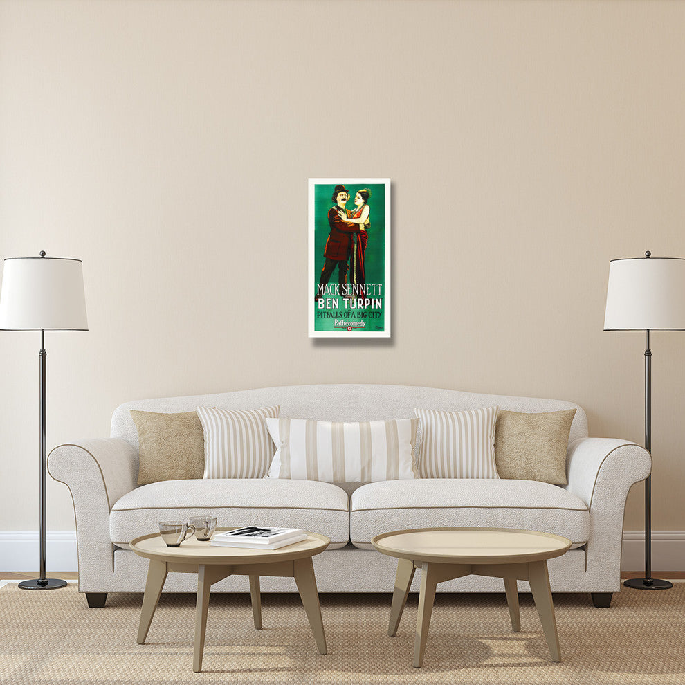 "Pitfalls" Stretched Canvas Giclee by Hollywood Photo Archive, 18x36"