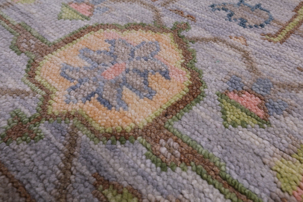 10' 4" X 14' 0" Turkish Oushak Hand Knotted Wool Rug - Q15431
