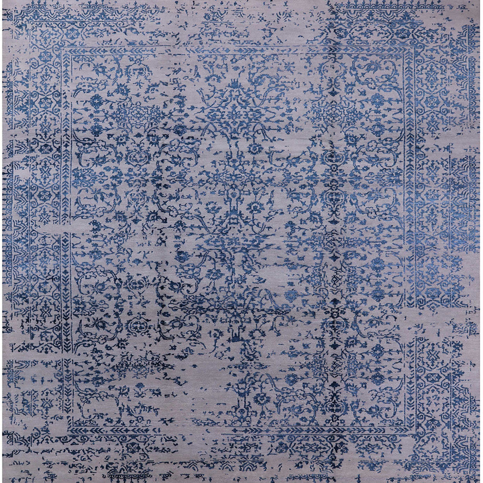 Ahgly Company Indoor Square Mid-Century Modern Area Rugs, 3' Square