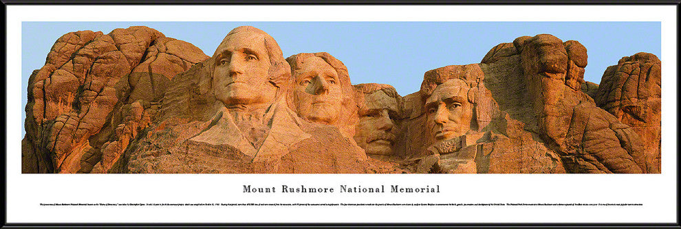 Mount Rushmore National Monument, Standard Frame