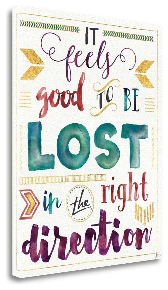 "Lost In Words I" By Jess Aiken, Giclee Print on Gallery Wrap Canvas