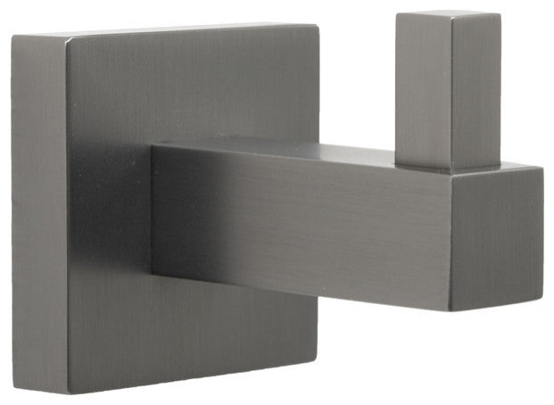 Italia Catania Series Single Robe Hook in Gunmetal Finish