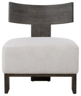 Uttermost Finlay Dark Walnut Accent Chair